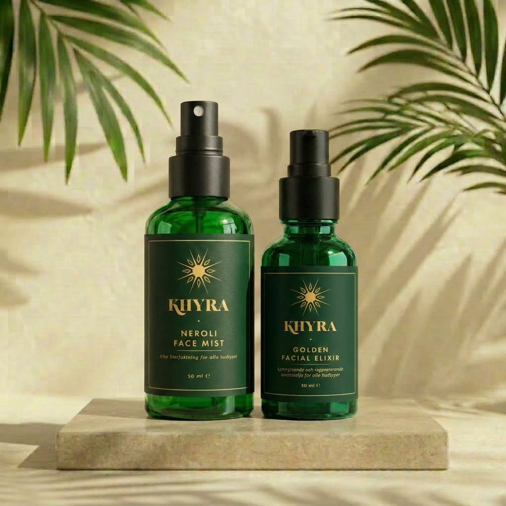 Khyra Rutin-Kit – Neroli Face Mist och Golden Facial Elixir